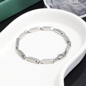 Fashion hand decoration diamond shaped bamboo chain bracelet simple Instagram